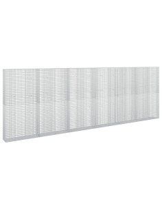 Gabione con filo da 3,5 mm e rete da 5x2,5 cm 600x30x200 cm 2