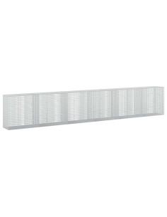 Gabione con filo da 3,5 mm e rete da 5x2,5 cm 600x50x100 cm 2