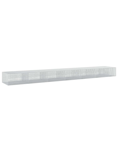 Gabione con filo da 3,5 mm e rete da 5x2,5 cm 650x100x50 cm
