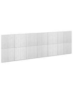Gabione con filo da 3,5 mm e rete da 5x2,5 cm 650x10x200 cm 2