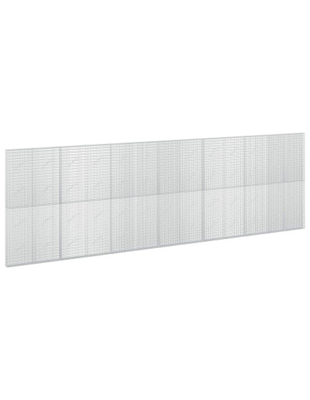 Gabione con filo da 3,5 mm e rete da 5x2,5 cm 650x10x200 cm