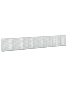 Gabione con filo da 3,5 mm e rete da 5x2,5 cm 650x30x100 cm 2