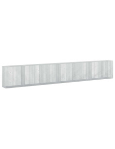 Gabione con filo da 3,5 mm e rete da 5x2,5 cm 650x50x100 cm 2