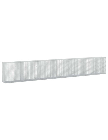 Gabione con filo da 3,5 mm e rete da 5x2,5 cm 650x50x100 cm
