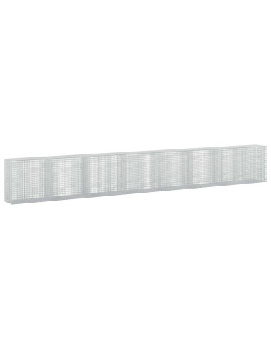 Gabione con filo da 3,5 mm e rete da 5x2,5 cm 750x50x100 cm