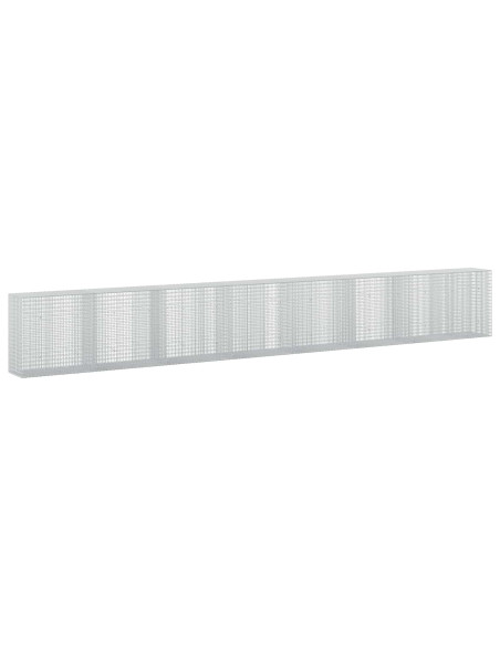Gabione con filo da 3,5 mm e rete da 5x2,5 cm 750x50x100 cm