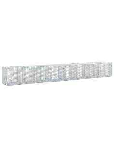 Gabione con filo da 3,5 mm e rete da 5x2,5 cm 800x100x100 cm 2