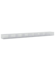 Gabione con filo da 3,5 mm e rete da 5x2,5 cm 800x100x50 cm 2