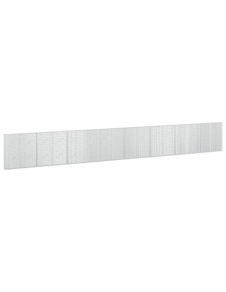 Gabione con filo da 3,5 mm e rete da 5x2,5 cm 800x10x100 cm