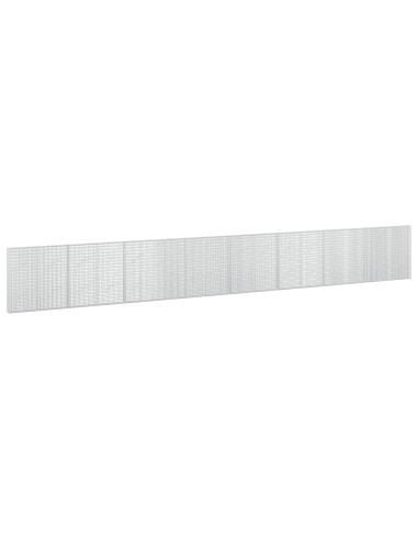 Gabione con filo da 3,5 mm e rete da 5x2,5 cm 800x10x100 cm