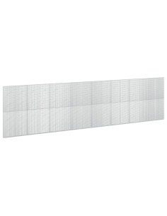Gabione con filo da 3,5 mm e rete da 5x2,5 cm 800x10x200 cm 2
