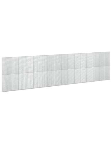 Gabione con filo da 3,5 mm e rete da 5x2,5 cm 800x10x200 cm