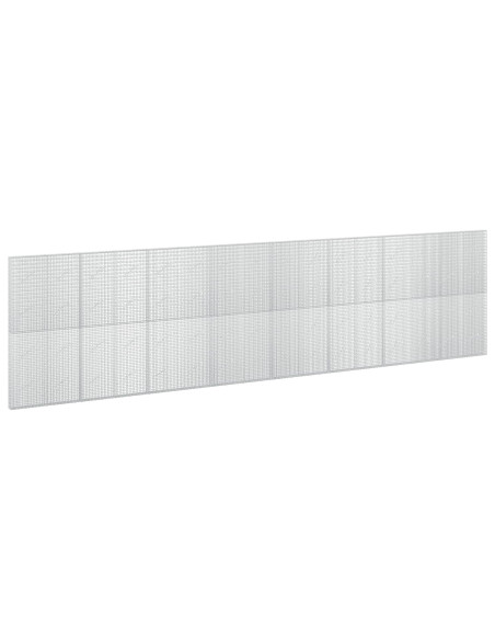 Gabione con filo da 3,5 mm e rete da 5x2,5 cm 800x10x200 cm
