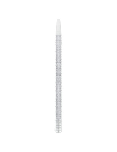 Gabione con filo da 3,5 mm e rete da 5x2,5 cm 800x10x200 cm