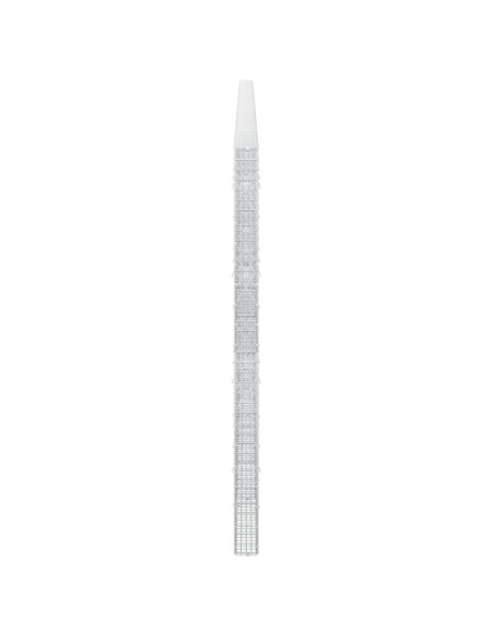 Gabione con filo da 3,5 mm e rete da 5x2,5 cm 800x10x200 cm