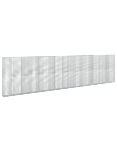 Gabione con filo da 3,5 mm e rete da 5x2,5 cm 800x30x200 cm