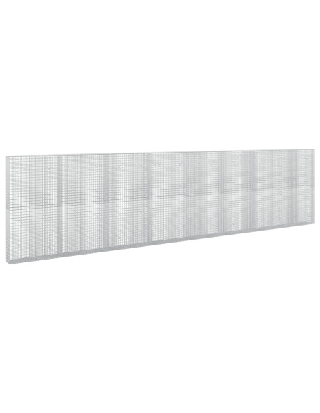 Gabione con filo da 3,5 mm e rete da 5x2,5 cm 800x30x200 cm