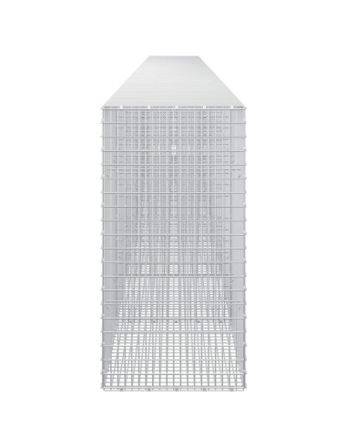 Gabione con filo da 3,5 mm e rete da 5x2,5 cm 800x50x100 cm