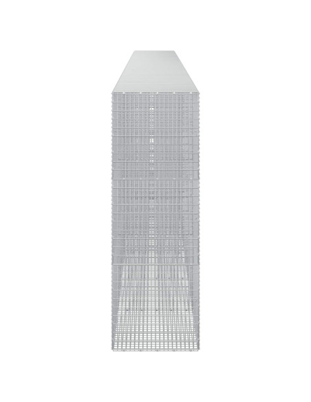 Gabione con filo da 3,5 mm e rete da 5x2,5 cm 850x50x150 cm