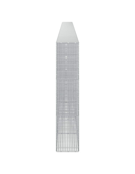 Gabione con filo da 3,5 mm e rete da 5x2,5 cm 900x30x150 cm