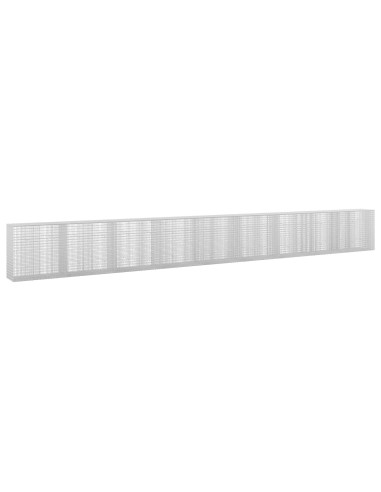 Gabione con filo da 3,5 mm e rete da 5x2,5 cm 900x50x100 cm
