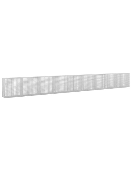 Gabione con filo da 3,5 mm e rete da 5x2,5 cm 900x50x100 cm