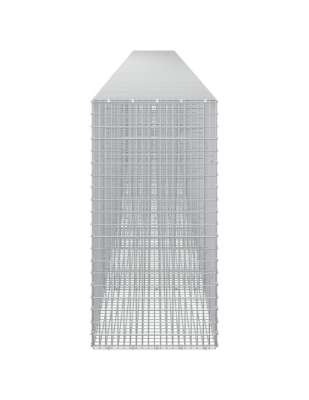 Gabione con filo da 3,5 mm e rete da 5x2,5 cm 900x50x100 cm