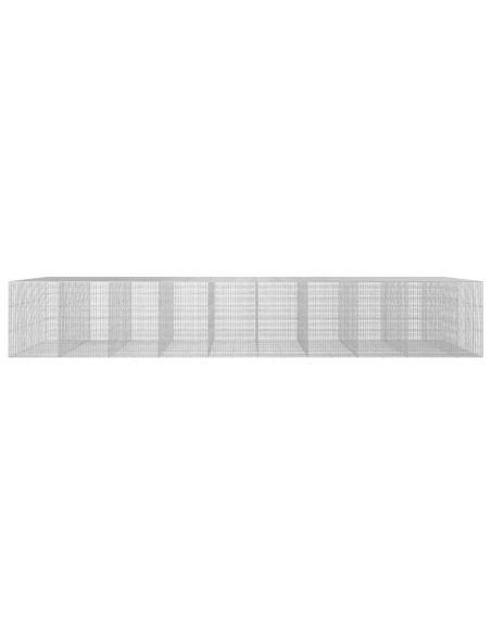 Gabione con filo da 3,5 mm e rete da 5x2,5 cm 950x100x150 cm