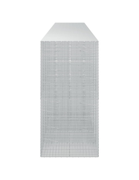 Gabione con filo da 3,5 mm e rete da 5x2,5 cm 950x100x200 cm