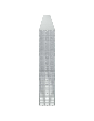 Gabione con filo da 3,5 mm e rete da 5x2,5 cm 950x30x150 cm