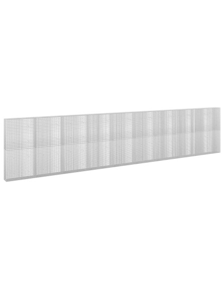 Gabione con filo da 3,5 mm e rete da 5x2,5 cm 950x30x200 cm
