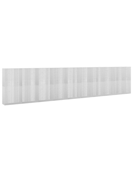 Gabione con filo da 3,5 mm e rete da 5x2,5 cm 950x50x200 cm