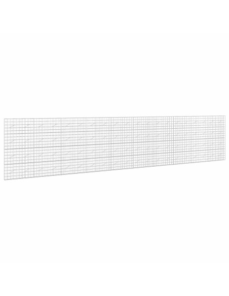 Gabione con filo da 5 mm e rete 10x10 cm 1000x10x200 cm