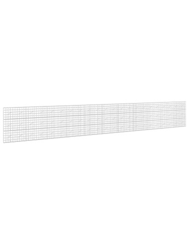 Gabione con filo da 5 mm e rete 10x10 cm 1100x10x150 cm