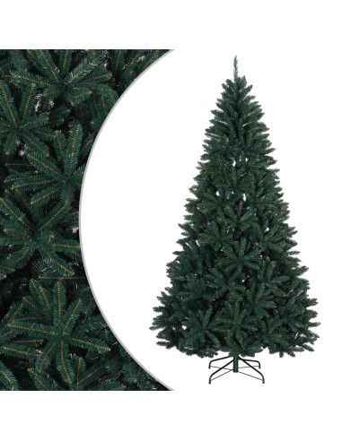 Albero di Natale Artificiale con Rami Pieghevoli 210 cm PVC