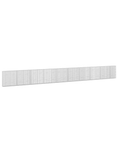 Gabione con filo da 5 mm e rete da 5x5 cm 950x20x100 cm 2