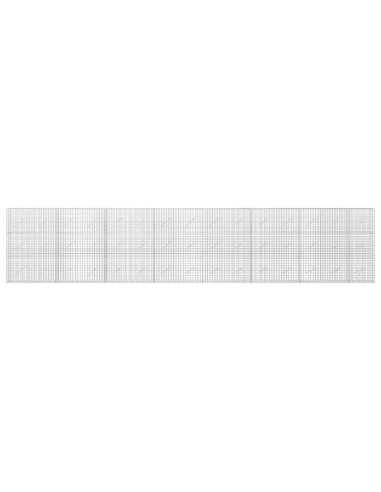 Gabione con filo da 5 mm e rete da 5x5 cm 750x10x150 cm