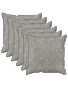 Federa 6 pcs HOUTEN Grigio Chiaro 80 x 80 cm