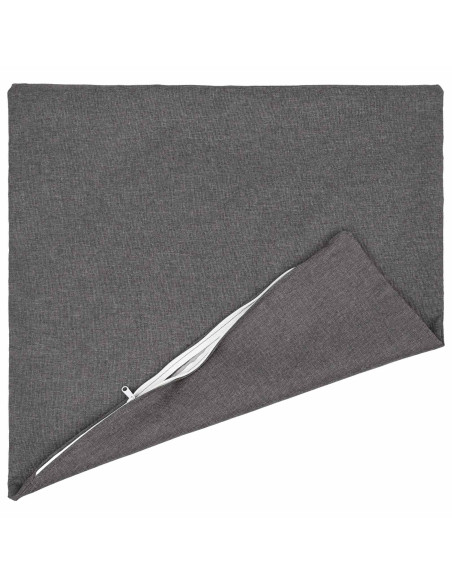 Federa 2 pz HEERLEN Grigio Chiaro 70 x 70 cm Tessuto