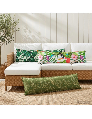 Cuscino Foglia HOUTEN 2 pz Design a foglia Poliestere