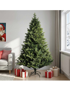 Albero di Natale Artificiale con Rami Pieghevoli 210 cm