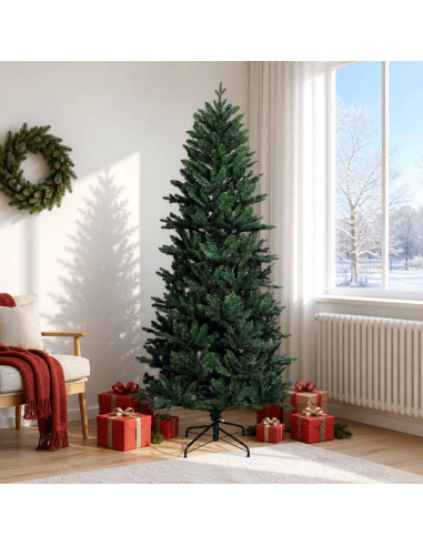 Albero di Natale Artificiale con Rami Pieghevoli 180 cm