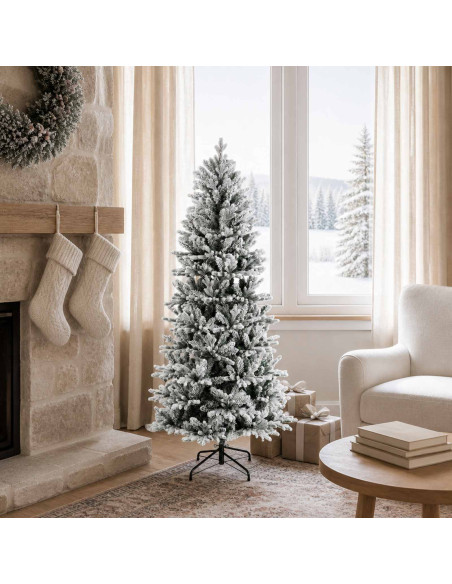 Albero di Natale Artificiale con Rami Pieghevoli 150 cm