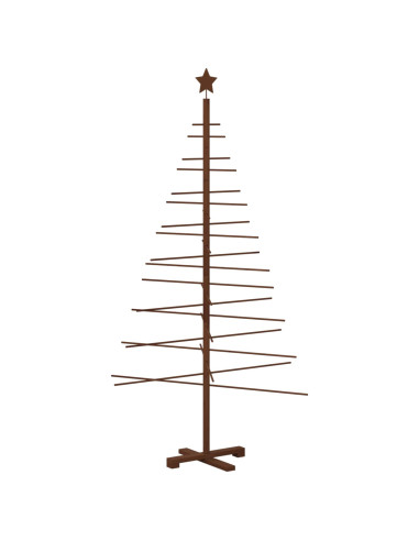 Albero di Natale in legno 180 cm Bambù e legno di pino massello