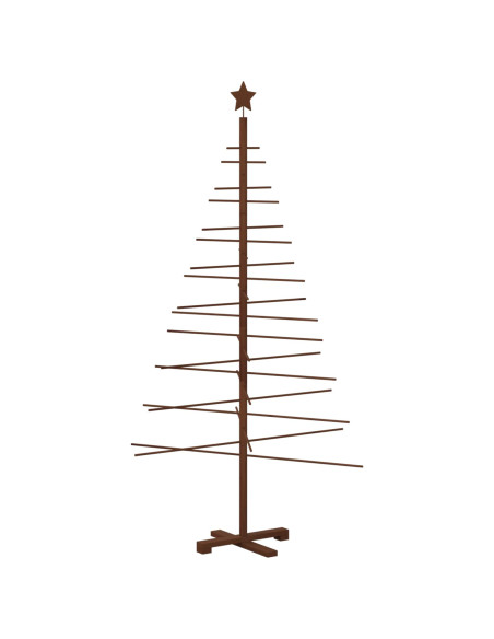 Albero di Natale in legno 180 cm Bambù e legno di pino massello