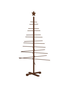 Albero di Natale in legno 150 cm Bambù e legno di pino massello 2