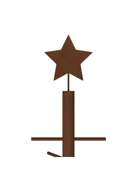 Albero di Natale in legno 150 cm Bambù e legno di pino massello