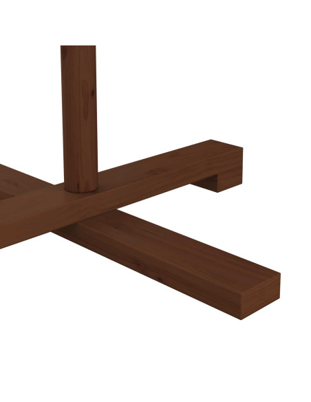 Albero di Natale in legno 125 cm Bambù e legno di pino massello