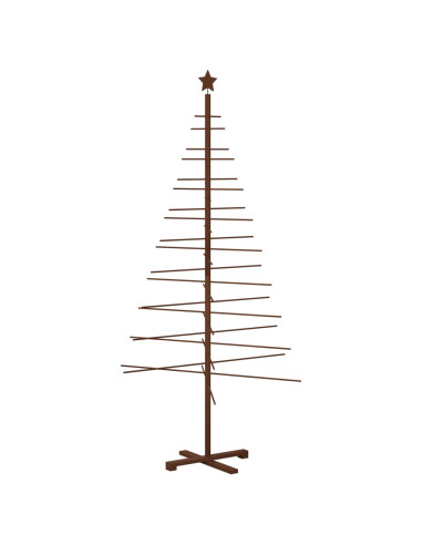 Albero di Natale in legno 210 cm Bambù e legno di pino massello