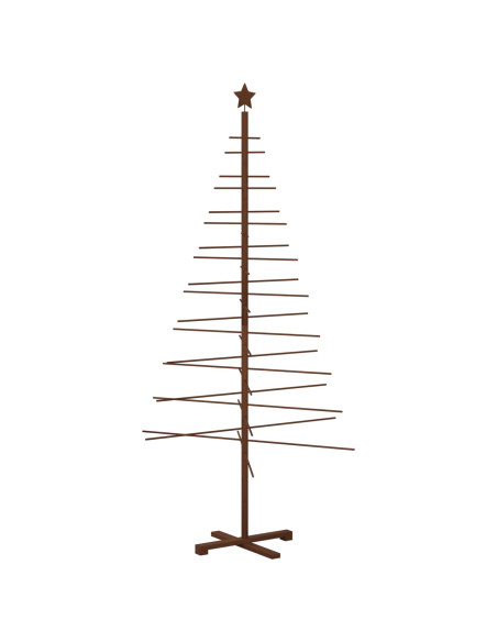 Albero di Natale in legno 210 cm Bambù e legno di pino massello